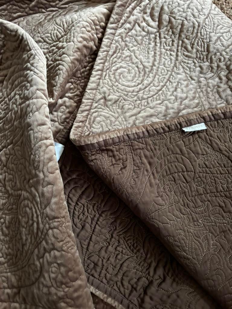 Sprei, Huis en Inrichting, Ophalen, Bruin, Overige typen, Tweepersoons