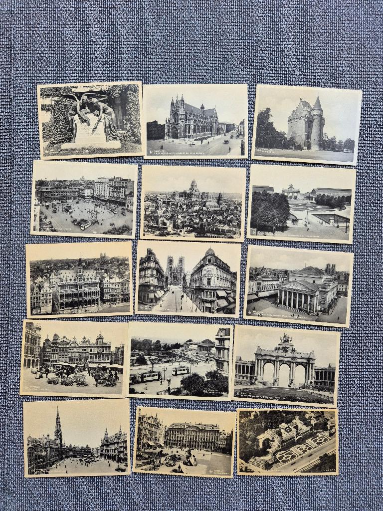 ansichtkaarten van brussel, Verzenden, België en Luxemburg