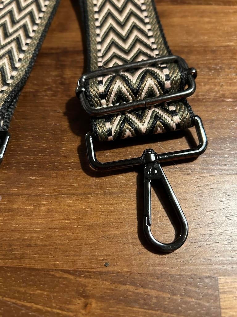 Verstelbare schouderband 80-140 cm met zwarte afwerking, Sieraden, Tassen en Uiterlijk, Tassen | Schoudertassen, Ophalen of Verzenden
