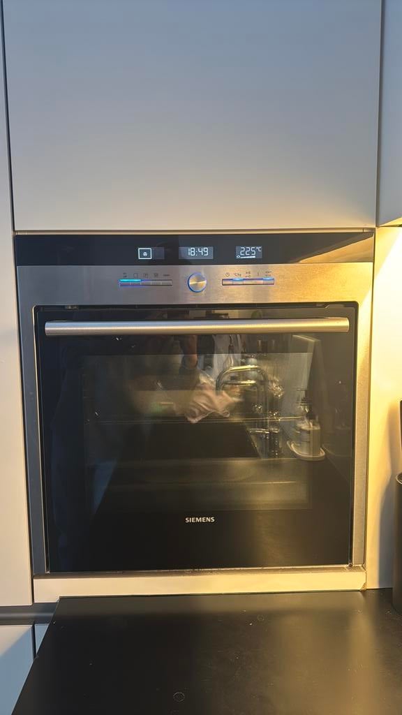 Siemens - Hetelucht oven - type HB36AB560, Gebruikt, Hete lucht, 60 cm of meer, Oven met grill