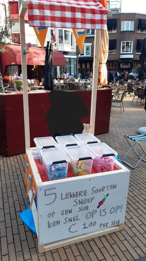 Kraampje, kraam, snoepkraam, vrijmarkt,  koningsdag, Diversen, Rommelmarktspullen, Ophalen