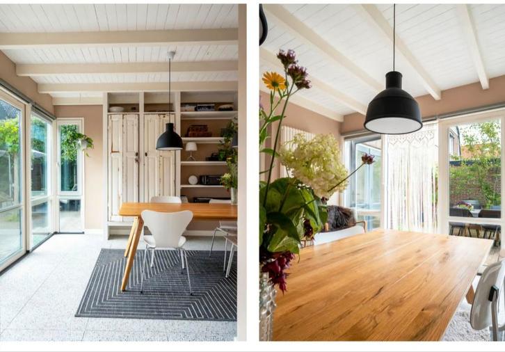 Bodilson eiken eettafel - 200x90 cm, Huis en Inrichting, Tafels | Eettafels, Gebruikt, 50 tot 100 cm, 150 tot 200 cm, Vijf personen of meer