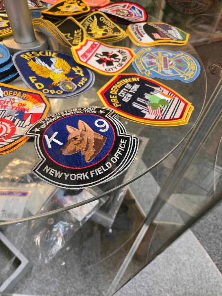 Diverse batches K9 brandweer stof strijkbaar, ., Ophalen of Verzenden, ., Nederland