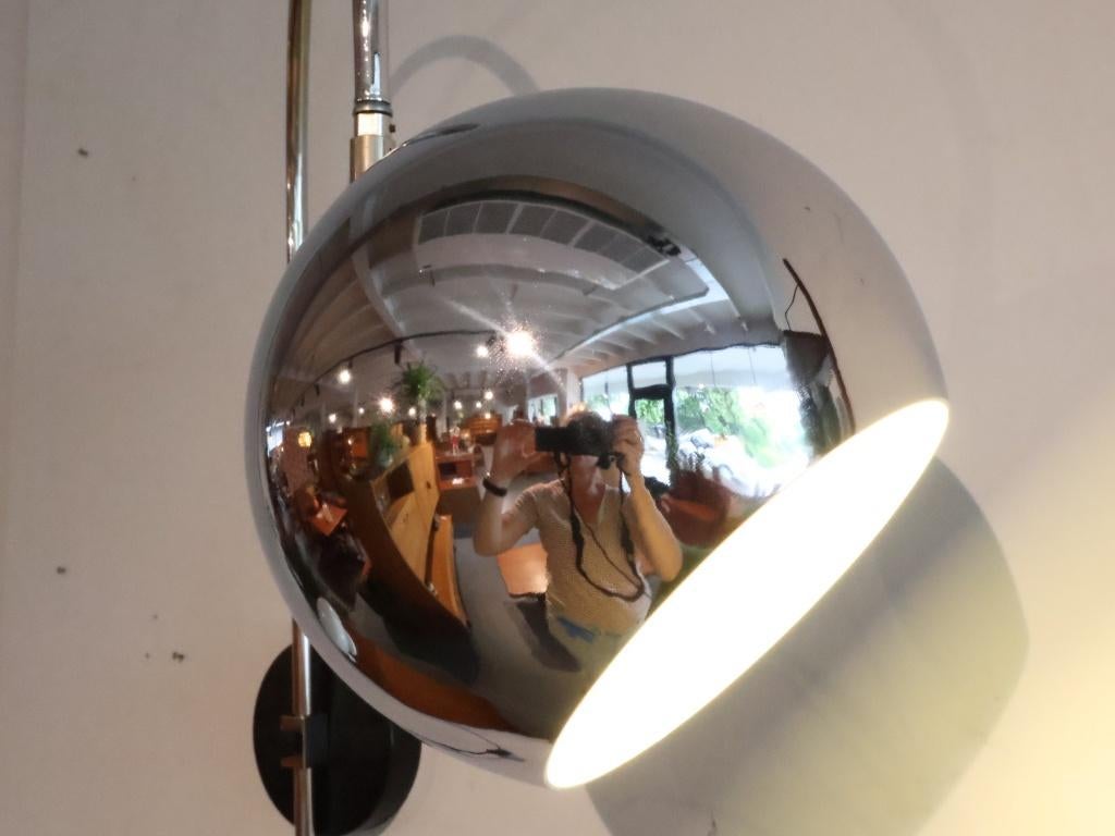 Vintage booglamp | Muurlamp | Bol, Gebruikt, ., Ophalen of Verzenden, Vintage bollamp space age