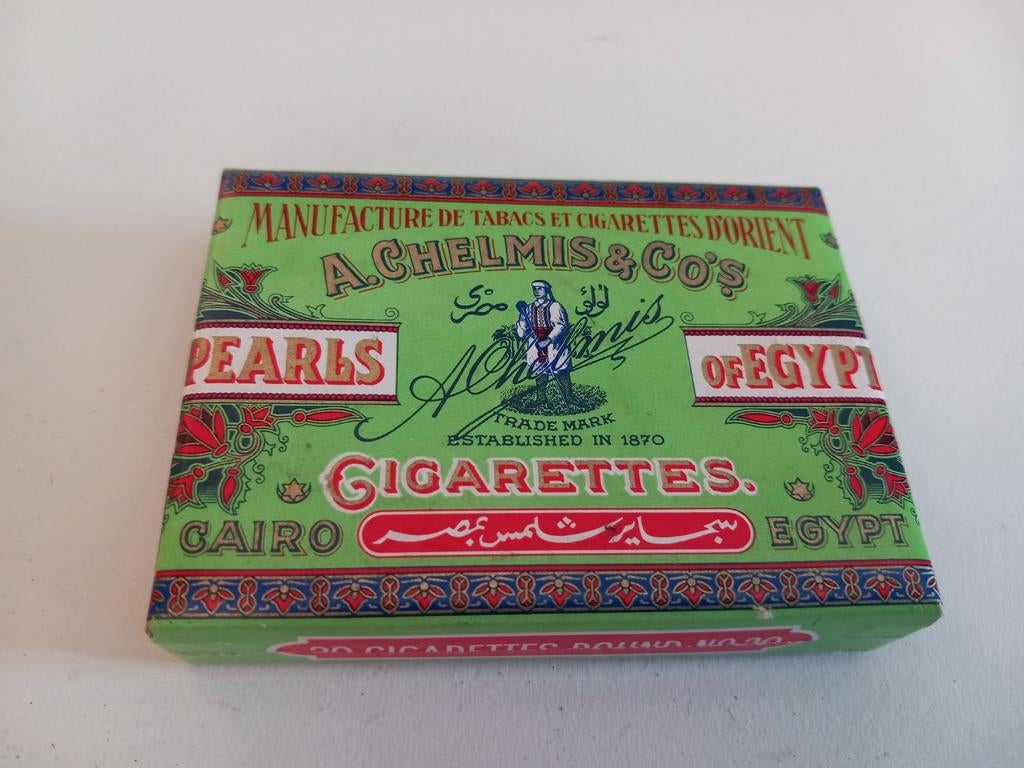 Egyptische sigaretten doosje tweede Wereldoorlog, ., Overige soorten, Ophalen of Verzenden, .