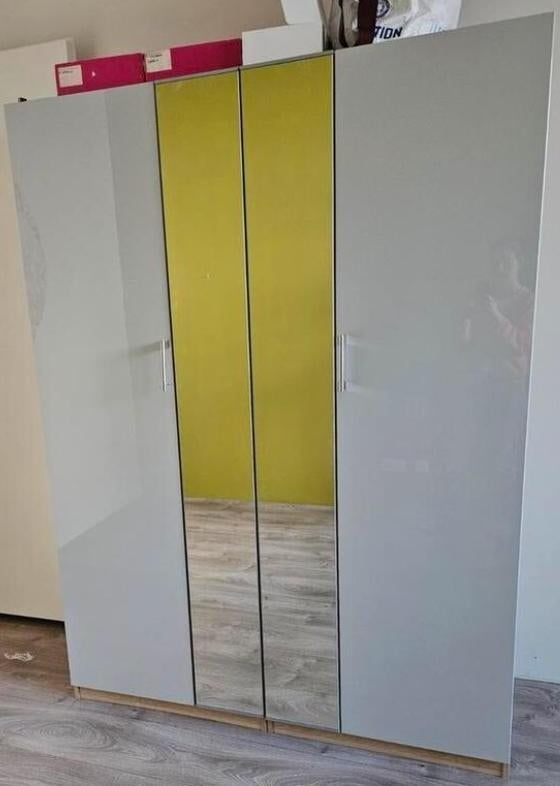 IKEA PAX kledingkast 150x58x201cm, Bezorg-/montageoptie, Met deur(en), Gebruikt, 100 tot 150 cm, 200 cm of meer