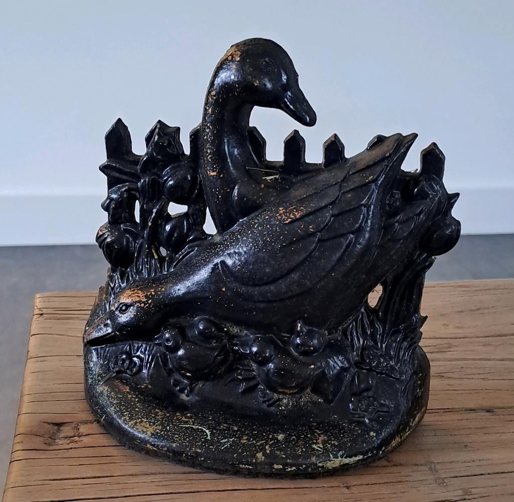 Gietijzeren deurstopper eenden, Ophalen of Verzenden