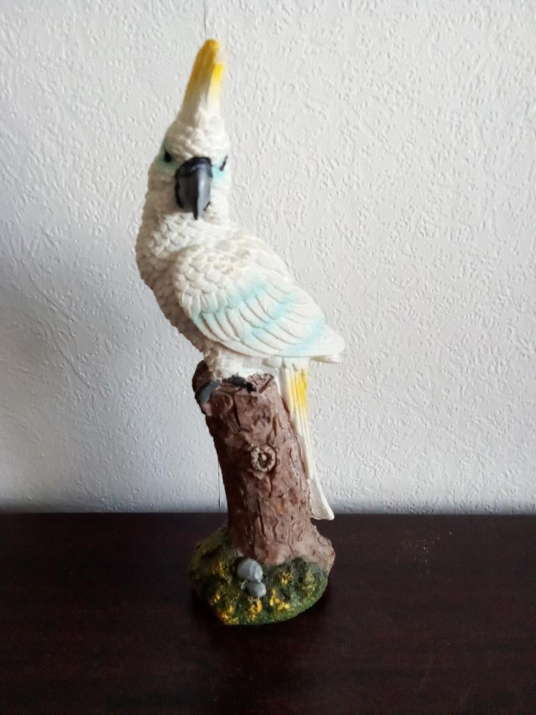 Decoratieve kunstof kaketoe, Ophalen of Verzenden, Dier