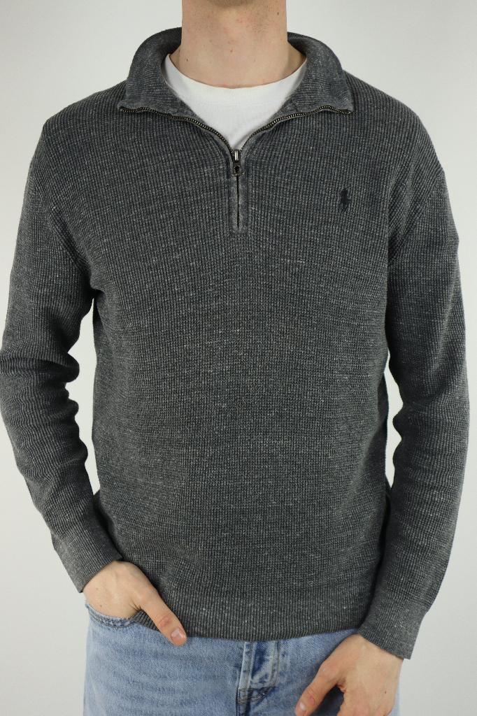 Ralph Lauren trui met kwart rits - M, Maat 48/50 (M), Ralph Lauren, Ophalen of Verzenden, Zo goed als nieuw