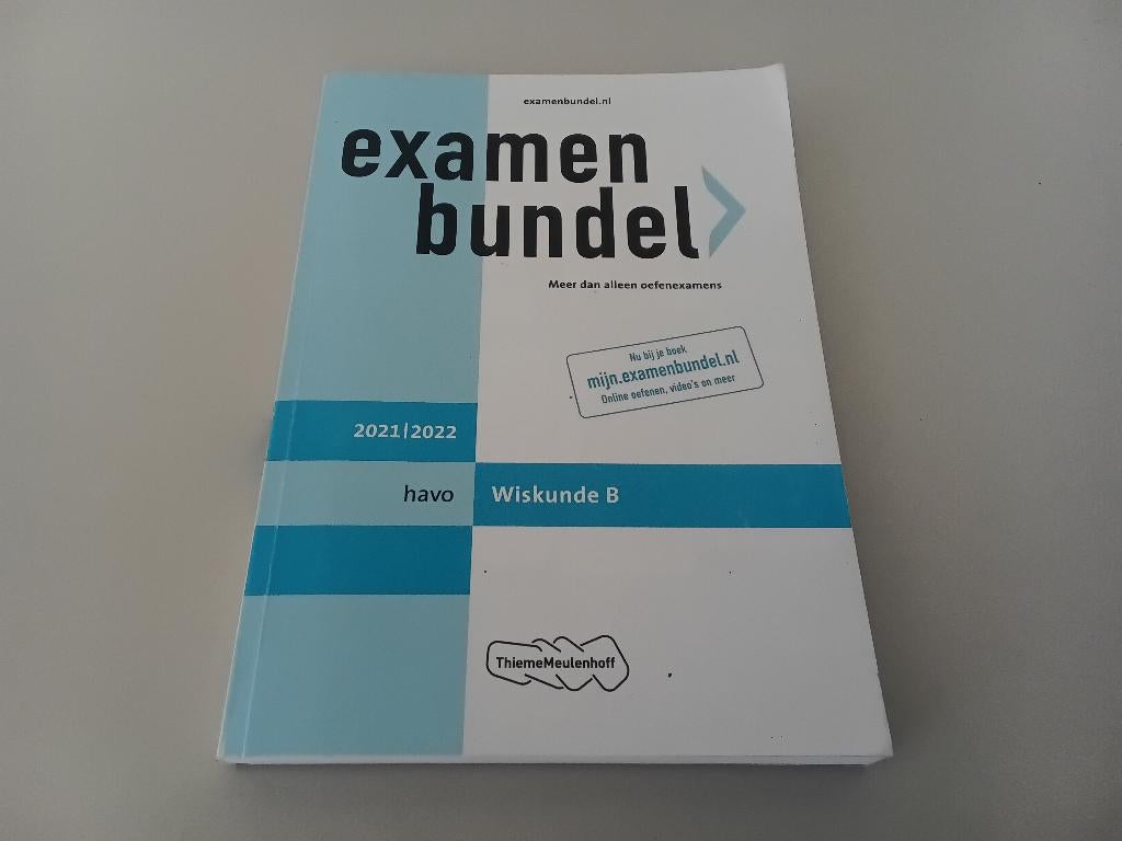 Examenbundel havo wiskunde B, Boeken, Ophalen of Verzenden, Zo goed als nieuw, HAVO, Wiskunde B