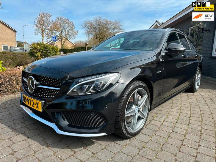 Mercedes-Benz C-klasse Estate 350 e AMG, Luchtvering, Memory, Auto's, Mercedes-Benz, Bedrijf, Te koop, C-Klasse, 360° camera, ABS