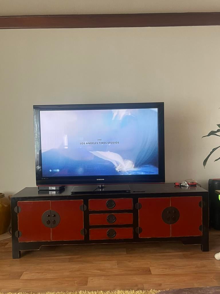 Chinees tv meubel/ dressoir, Huis en Inrichting, Kasten | Televisiemeubels, Ophalen of Verzenden, Zo goed als nieuw, 25 tot 50 cm