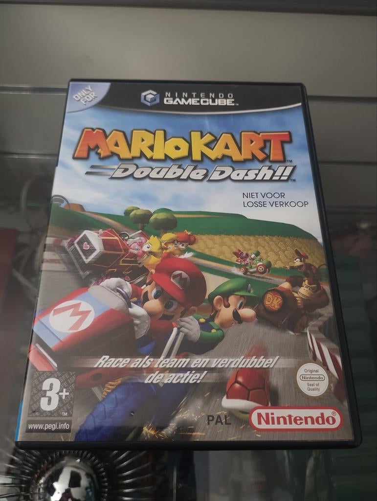 Gamecube Mario Kart double dash spel, Spelcomputers en Games, Games | Nintendo GameCube, Verzenden, Racen en Vliegen, Zo goed als nieuw