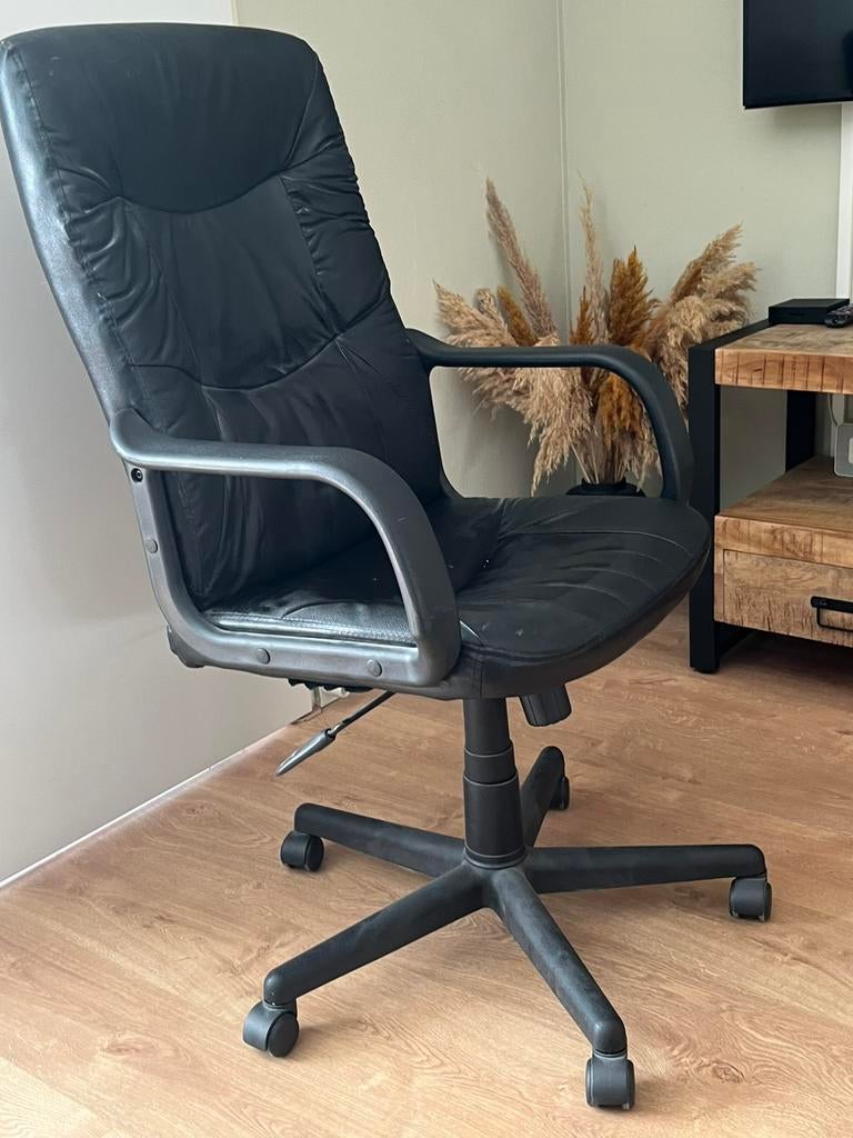 Bureau stoel, Ophalen, Gebruikt, Zwart