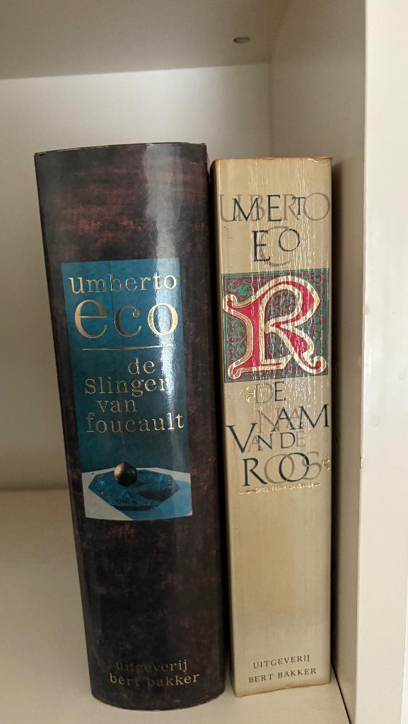 De Naam van de Roos, De Slinger van Foucault en Het eiland…, Ophalen, Gelezen, Umberto Eco