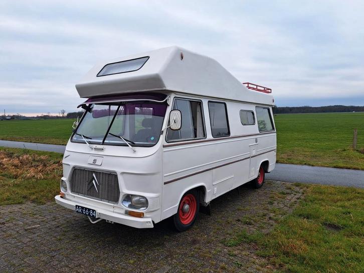 Mooie Citroën hy Currus CH14 oldtimer camper uit 1972, Auto's, Citroën, Particulier, Diesel, Handgeschakeld, Geïmporteerd, Overige kleuren