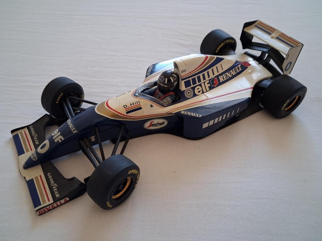 Formule 1 Williams Renault FW16 Hill 1994 1:18 geen spiegels, Ophalen of Verzenden, Gebruikt, Auto, MiniChamps