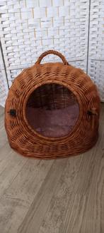 1 of 2 supermooie (reis)kattenmand, Dieren en Toebehoren, Kattenmanden, Ophalen, Zo goed als nieuw, Riet