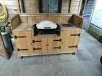 Handgemaakte Buitenkeuken met BBQ en Gasfornuis, Tuin en Terras, Buitenkeukens, Ophalen, Gebruikt, Gas, Vrijstaand