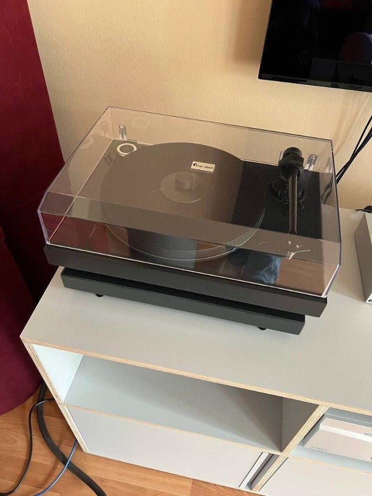 Pro-Ject 2Xperience 2M Silver satin black platenspeler, Automatisch, Zo goed als nieuw, Platenspeler, Ophalen