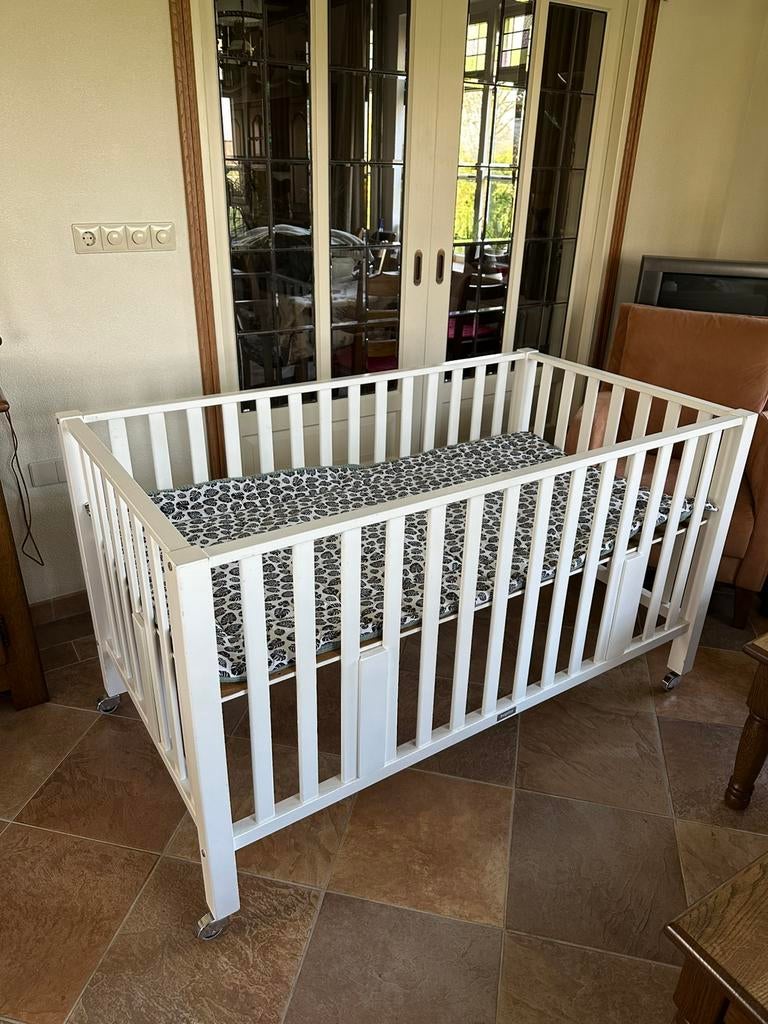 Bopita tweelingbox 150x82 cm, Kinderen en Baby's, Boxen, Ophalen of Verzenden, Gebruikt, Rechthoekig, In hoogte verstelbaar