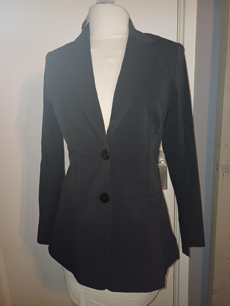 Nicolette Kluijver Travel Midlang Blazer Zwart Maat M, Maat 38/40 (M), Zwart, Nieuw, Ophalen of Verzenden
