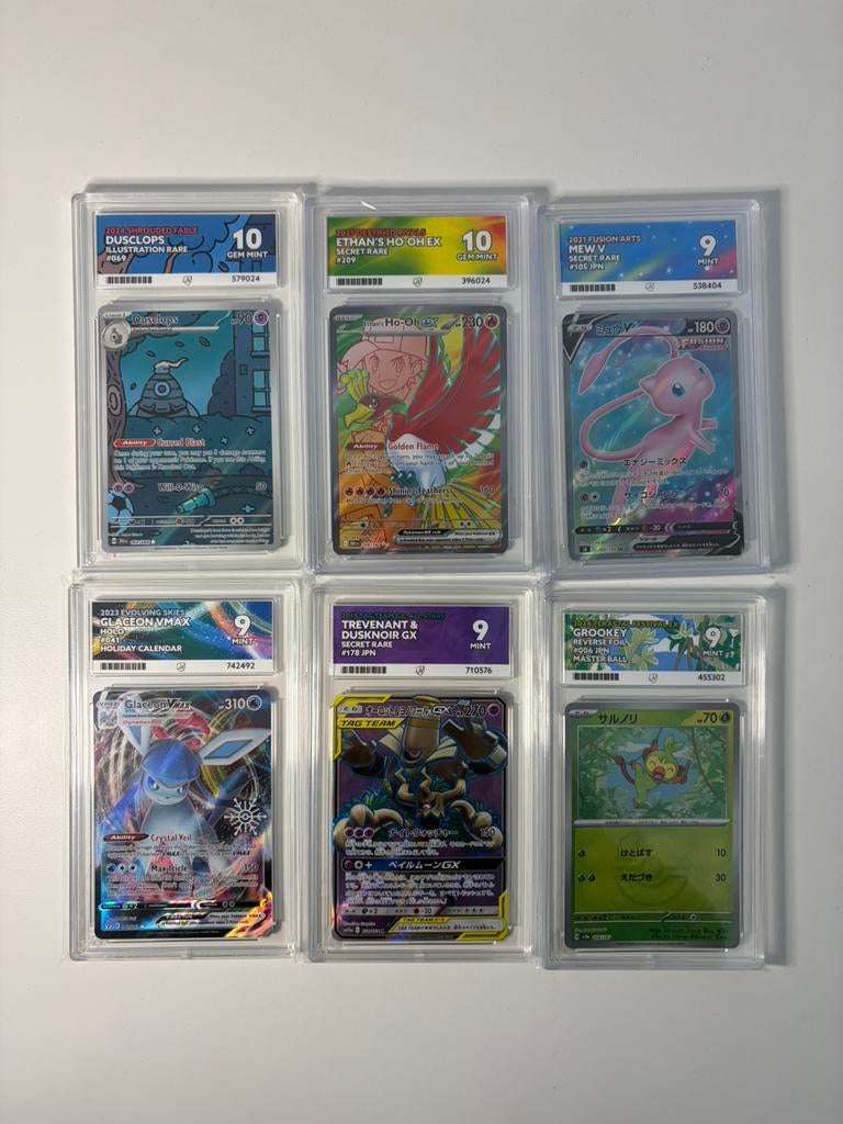 ACE grading slabs mint 9 / gem mint 10 (vraagprijs vanaf), Hobby en Vrije tijd, Verzamelkaartspellen | Pokémon, Ophalen of Verzenden