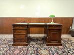 Klassiek Engels Chesterfield Bureau Partnerdesk, Ophalen of Verzenden