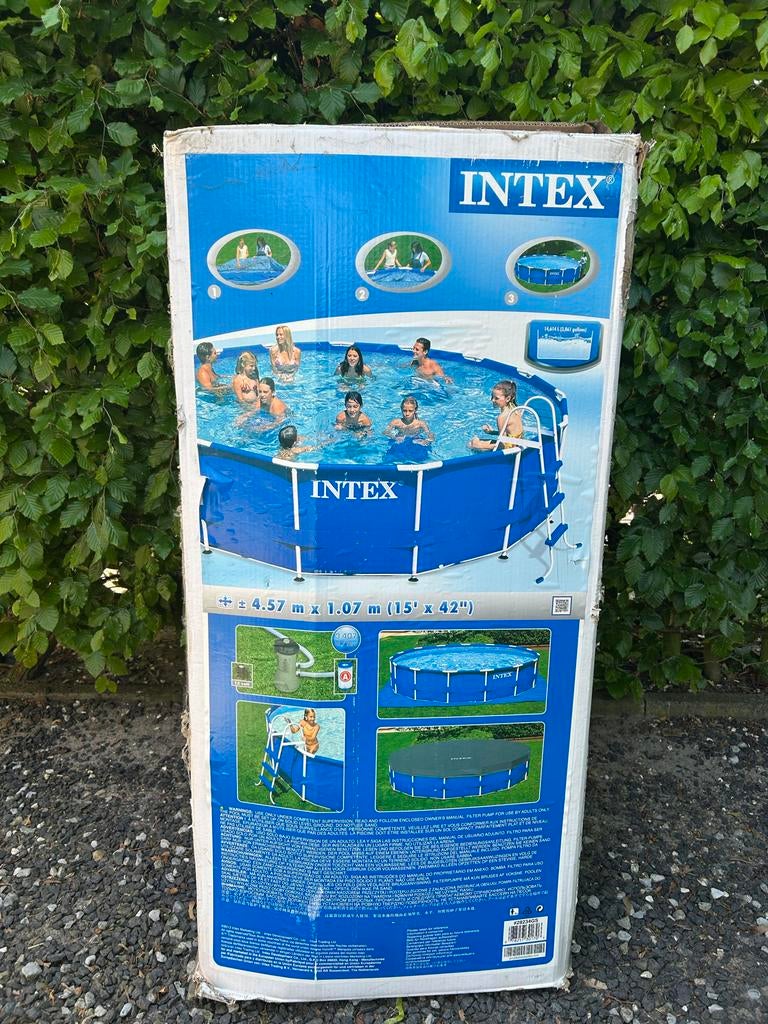 Intex Zwembad te koop, Ophalen, Gebruikt, 80 tot 120 cm, Rond