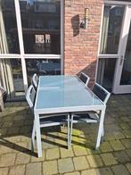 tuin set, Ophalen, 4 zitplaatsen, Gebruikt, Aluminium