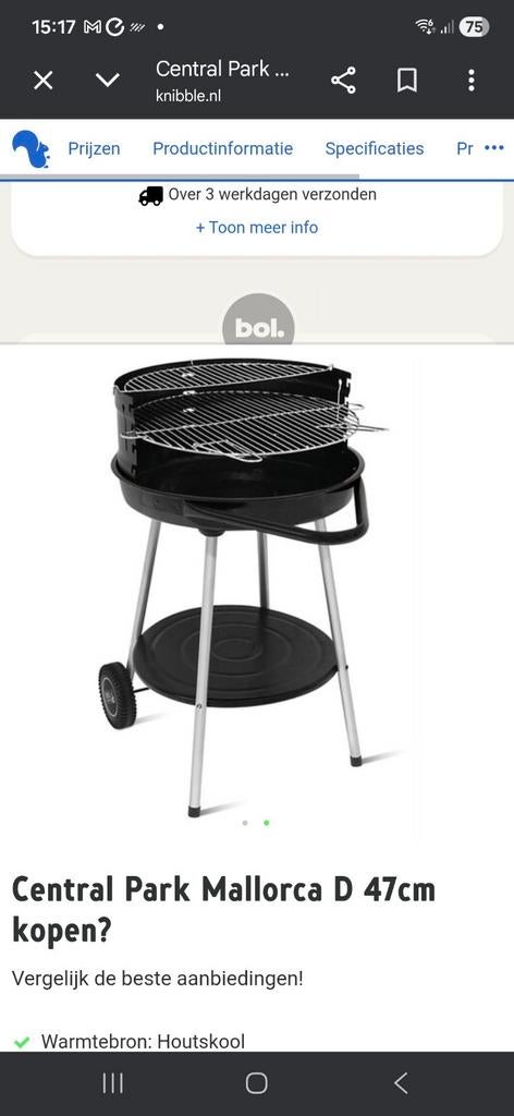 Central park barbecue, Ophalen