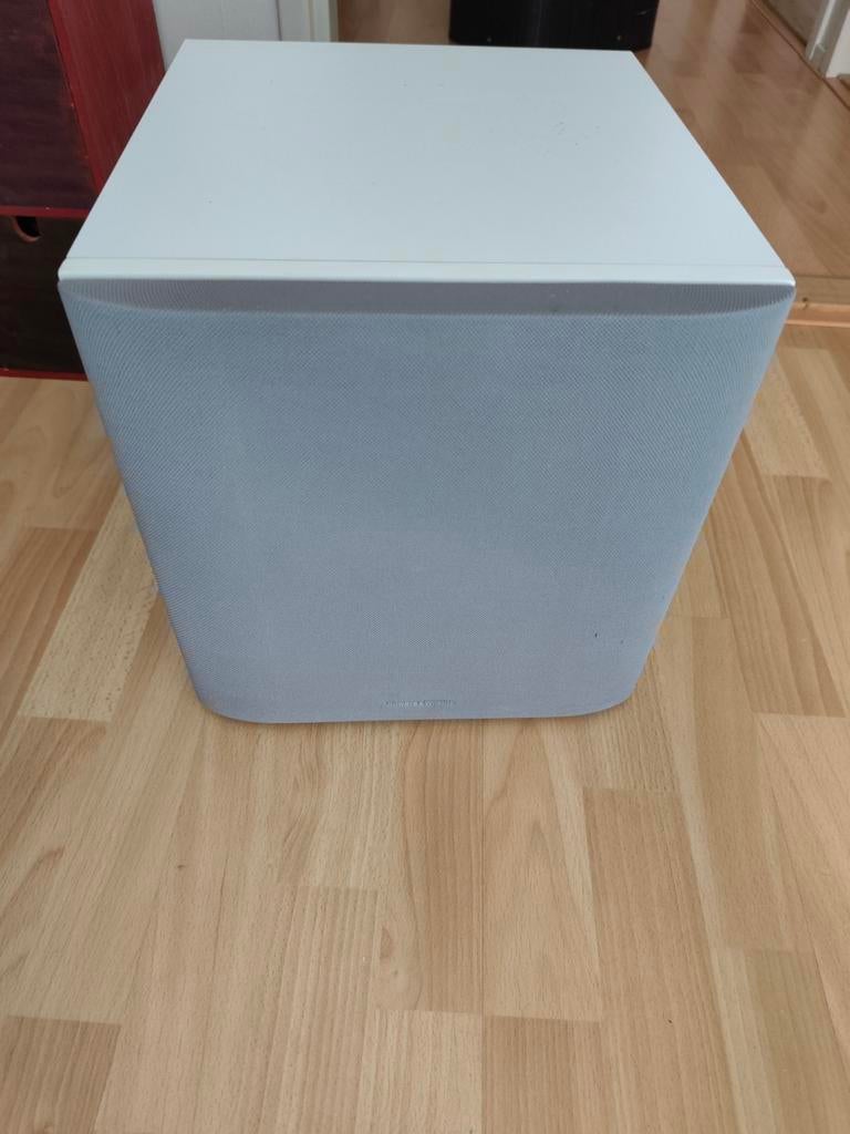 Bowers & Wilkins ASW610 Subwoofer - Wit, Subwoofer, Ophalen of Verzenden, Zo goed als nieuw, Bowers & Wilkins (B&W)