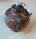 C.Kurz&Co tiel koperen decoratieve ketel inhoud 2,5liter, Antiek en Kunst, Ophalen