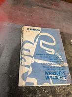 Yamaha WR426/400F Instructieboek, Onderdelenboek, Werkplaats, Ophalen of Verzenden, Yamaha