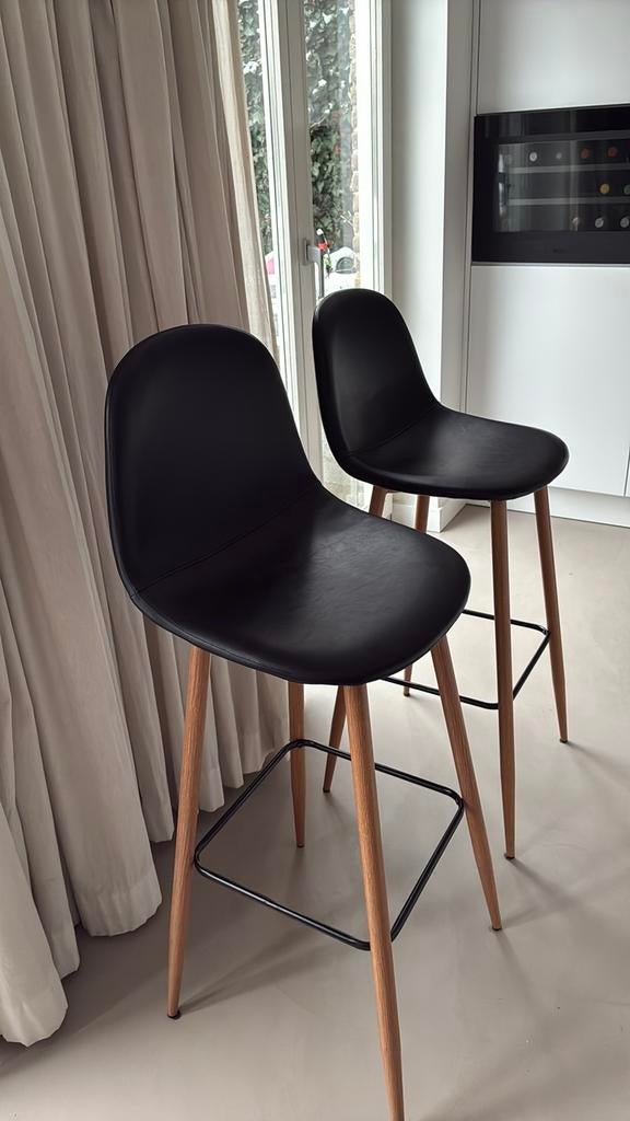 Barkrukken 2 stuks, 2 krukken, Ophalen of Verzenden, Zo goed als nieuw, 60 tot 90 cm