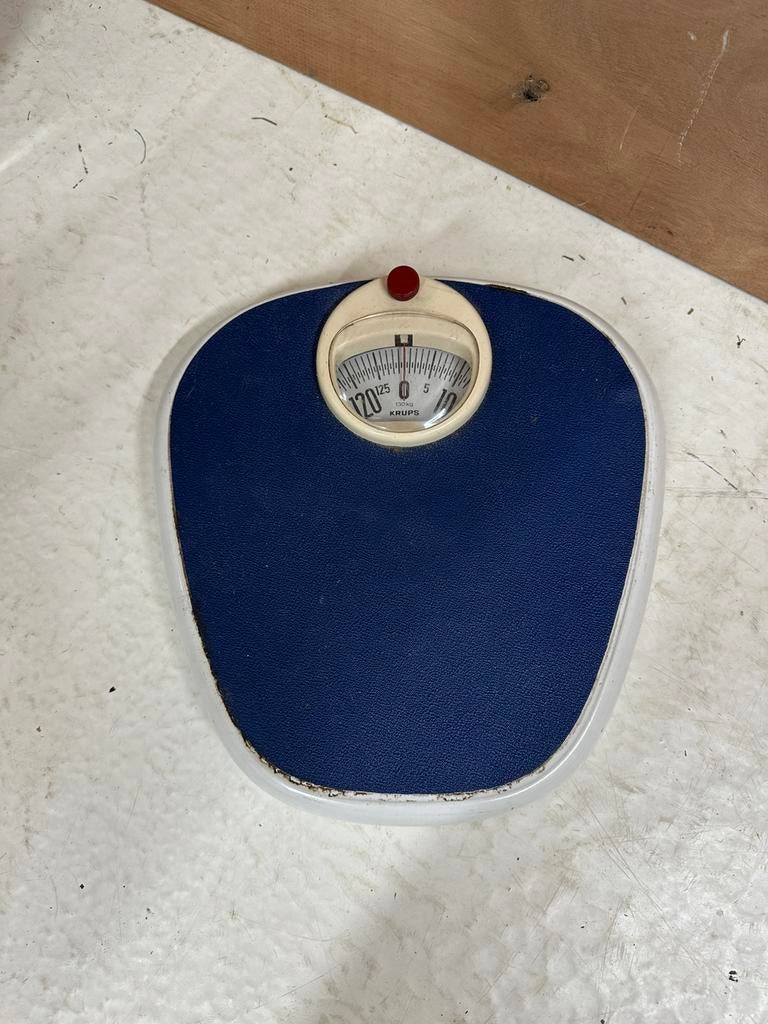 Weegschaal retro vintage, Witgoed en Apparatuur, Weegschalen, Gebruikt, 100 kg of meer, Ophalen of Verzenden, Personenweegschaal