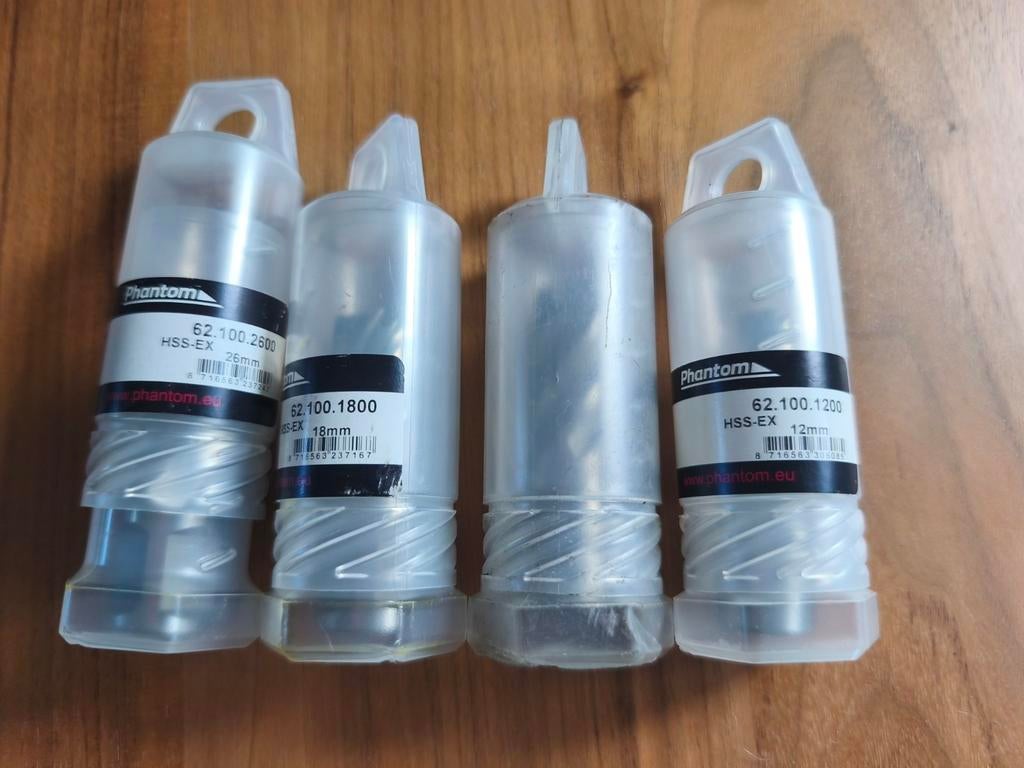 Phantom kernboren 12mm, 18mm, 26mm, Doe-het-zelf en Verbouw, Gereedschap | Boormachines, Verzenden