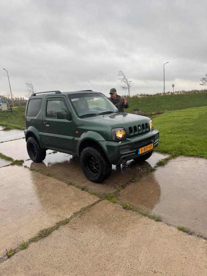 Suzuki Jimny 1.3 4WD 2009 Groen, Auto's, Suzuki, Particulier, Jimny, Benzine, SUV of Terreinwagen, Handgeschakeld, Geïmporteerd