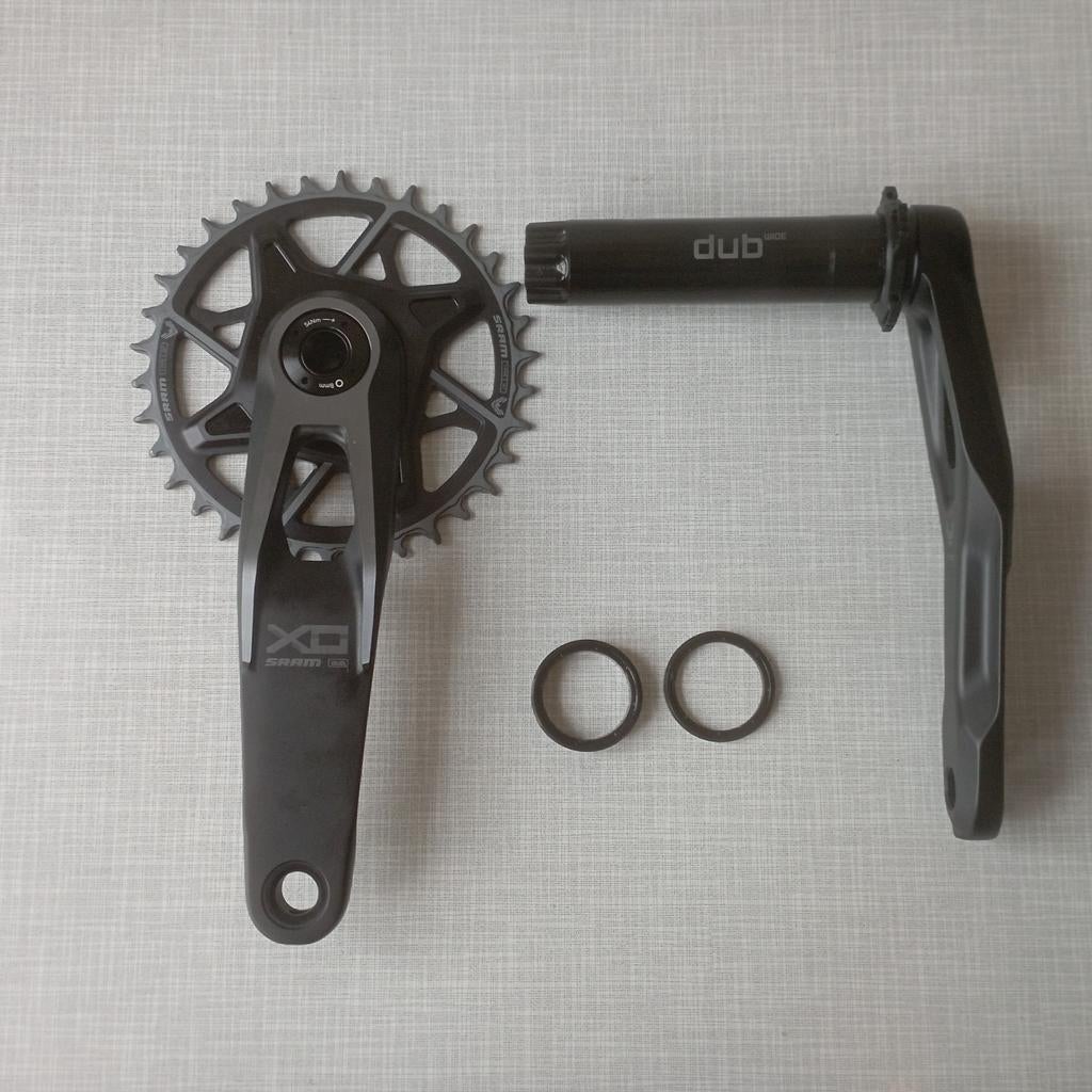 Sram XO DUB Wide Crankstel 34T 175mm, Nieuw, Ophalen of Verzenden, Aluminium, Mountainbike