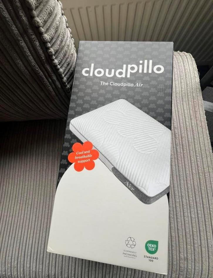 Cloudpillo Air hoofdkussen nieuw, Huis en Inrichting, Slaapkamer | Beddengoed, Nieuw, Kussen, Eenpersoons, Wit, Ophalen of Verzenden