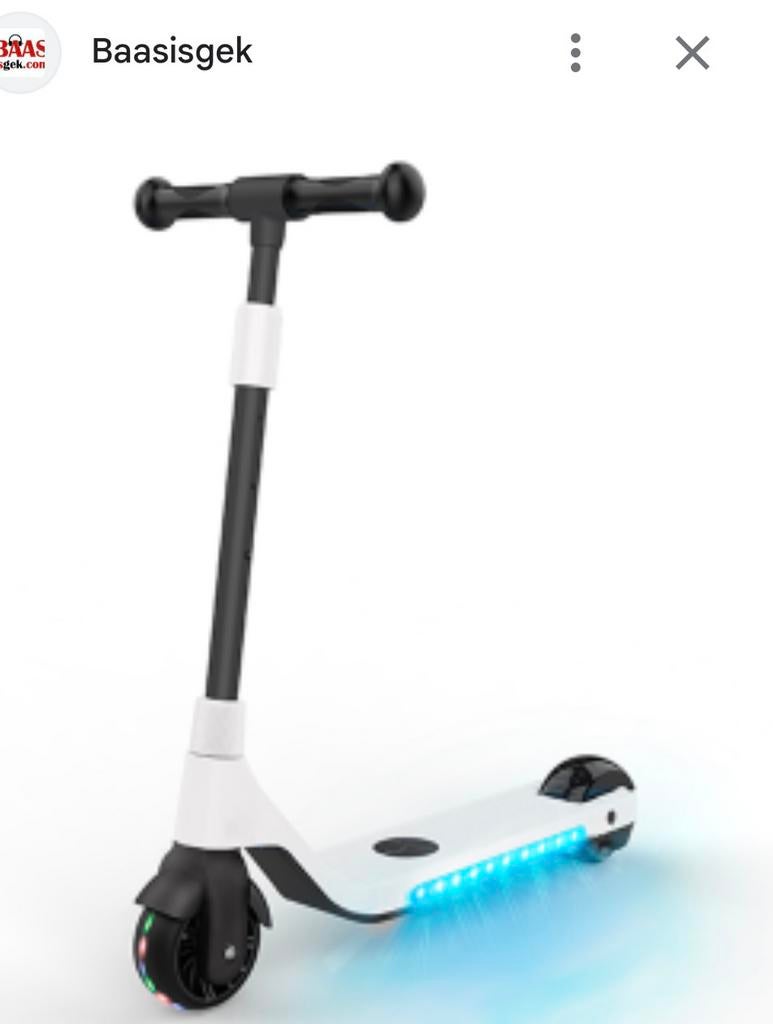 Elektrische Kinder Step met LED licht - Wit gebruikt, Ophalen, Nieuw, Elektrische step (E-scooter)
