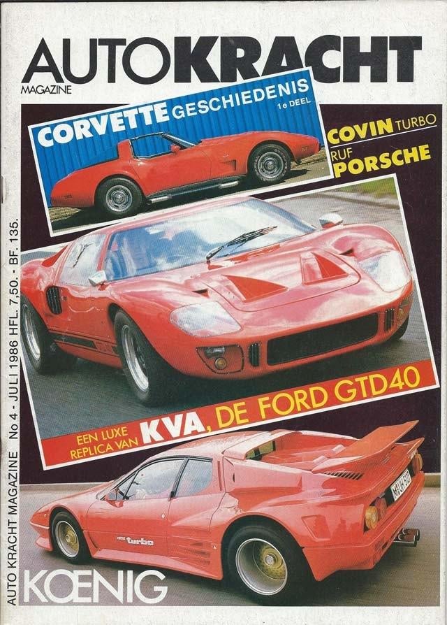 Autokracht 4 1986 : RUF Porsche 911 - Koenig - Mercedes 230E, Ophalen of Verzenden, Gelezen, Algemeen