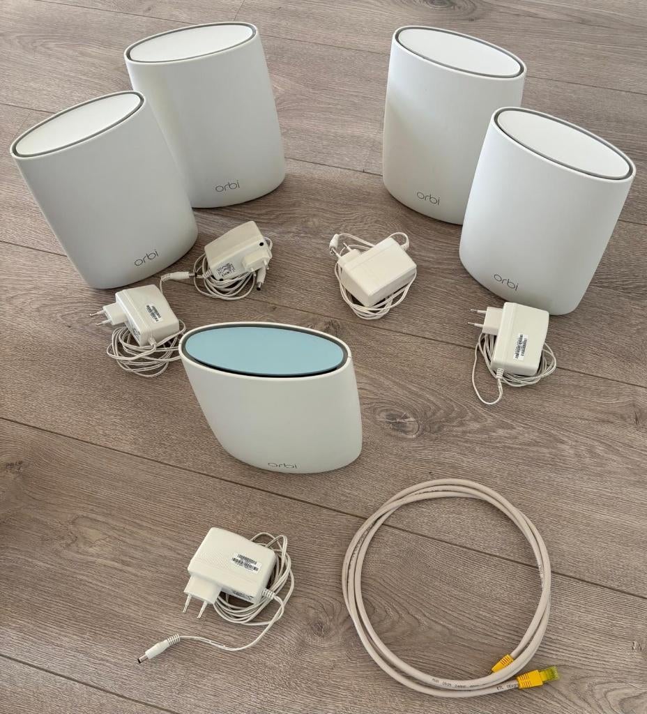 Overal wifi met deze zéér uitgebreide netgear ORBI set, Ophalen of Verzenden, Zo goed als nieuw, Netgear