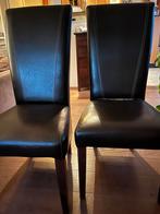 Eettafelstoelen 6 stuks - gratis, Huis en Inrichting, Ophalen, Overige materialen, Gebruikt, Bruin