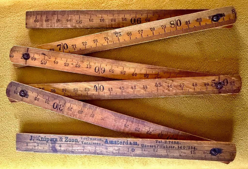 Duimstok J.Knipers & Zoon Govert Flinckstraat 140 Amsterdam, Antiek en Kunst, Ophalen of Verzenden
