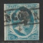 Nederland 1852 1 Willem III 5c, Gest, Postzegels en Munten, Postzegels | Nederland, Ophalen of Verzenden, T/m 1940, Gestempeld