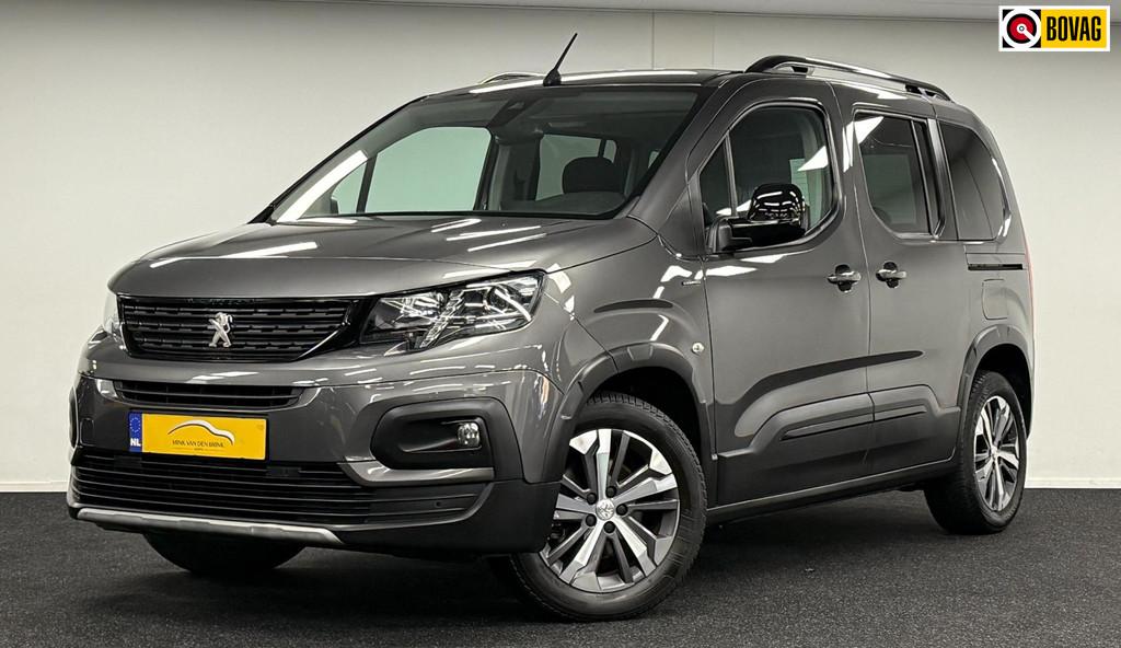 Peugeot Rifter 1.2 Puretech GT-Line*NweDbriem*DealerOh*Navi*, Auto's, Voorwielaandrijving, Stof, Zwart, 1199 cc