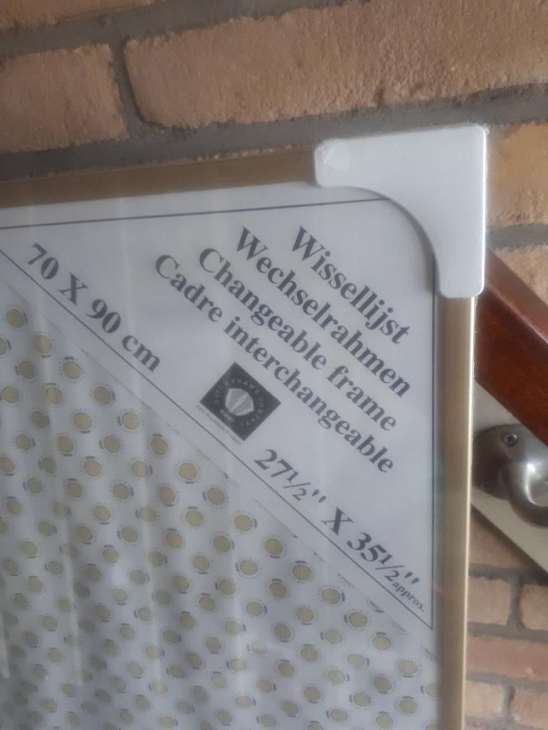 Wissellijst 70 x 90 nieuw, 50 tot 75 cm, Metaal of Aluminium, Nieuw, Ophalen of Verzenden