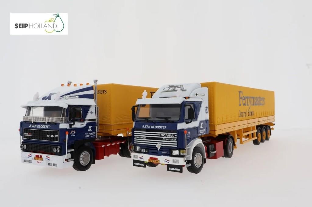 WSI Daf /Scania  Ferrymasters van Klooster, Hobby en Vrije tijd, Modelauto's | 1:50, Nl, Info@seipholland.nl, Nieuw, Ophalen of Verzenden