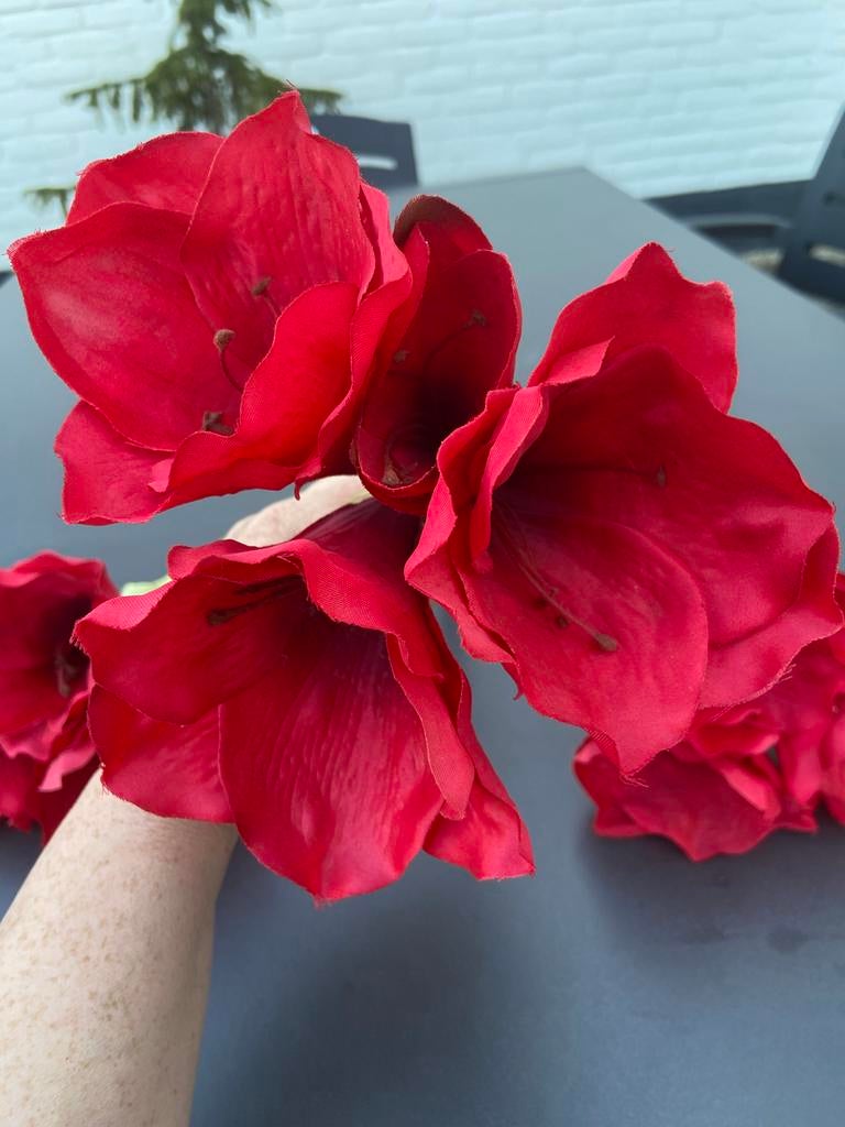 3 Kunst Amaryllis Takken - Zo Goed Als Nieuw, Ophalen of Verzenden, Zo goed als nieuw, Binnen